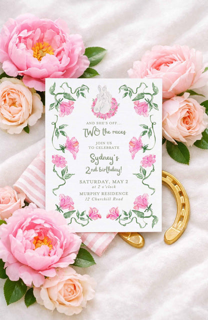 Kentucky Derby Birthday Invitation Template