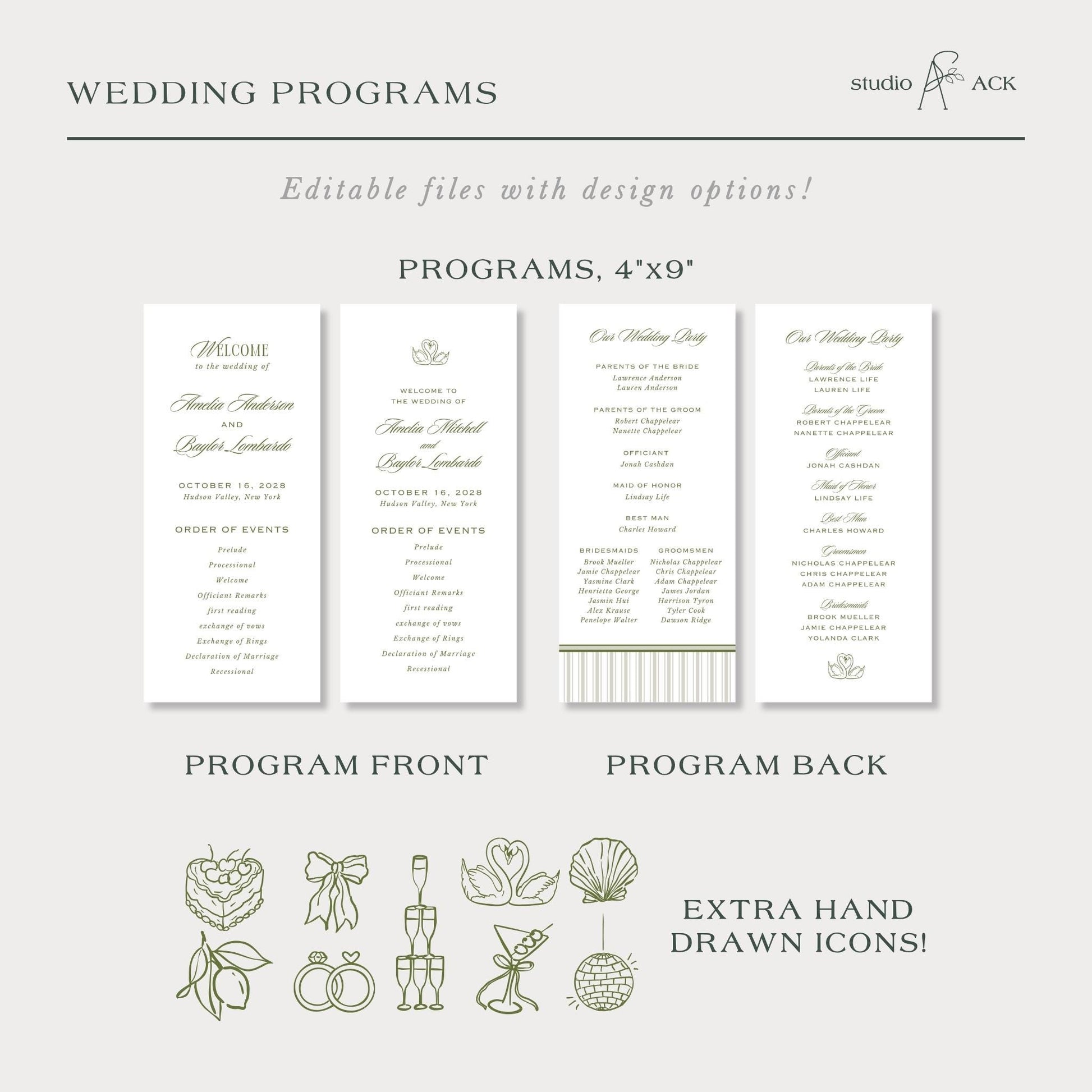 Wedding Programs