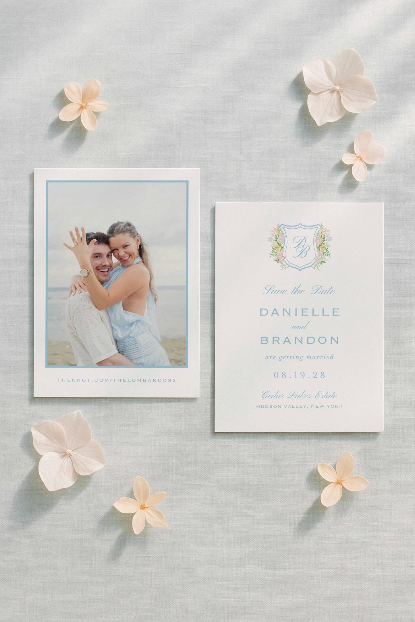 Colorful Floral Save the Date Template