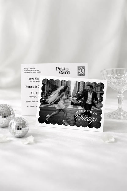 Vintage Minimalist Save the Date Template