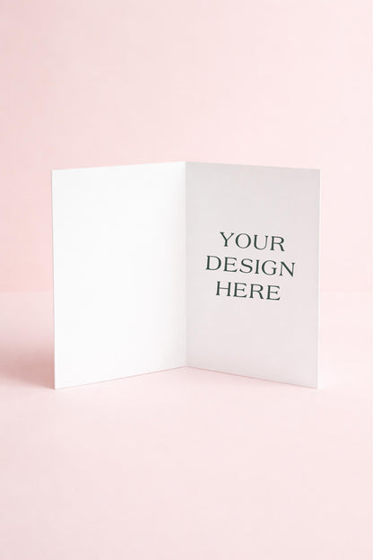 Folded Card Professional Printing | Passport | 5x7 Folding Card Stock Prints with Option to Add Envelopes | Template Printing from studioACK