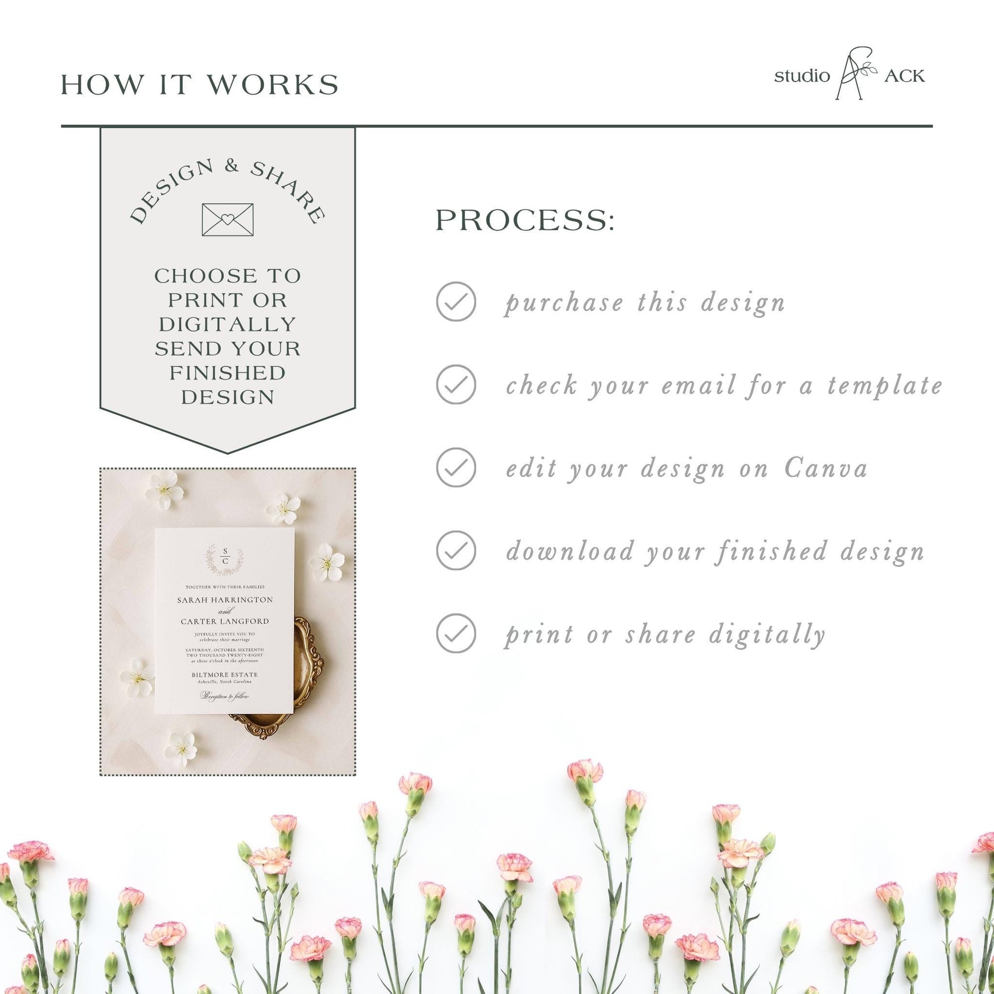 The image is a collage of various images, including a white envelope with a gold seal, a bouquet of pink flowers, and a white paper with text. The image does not contain any text, and the collage does not contain any text.