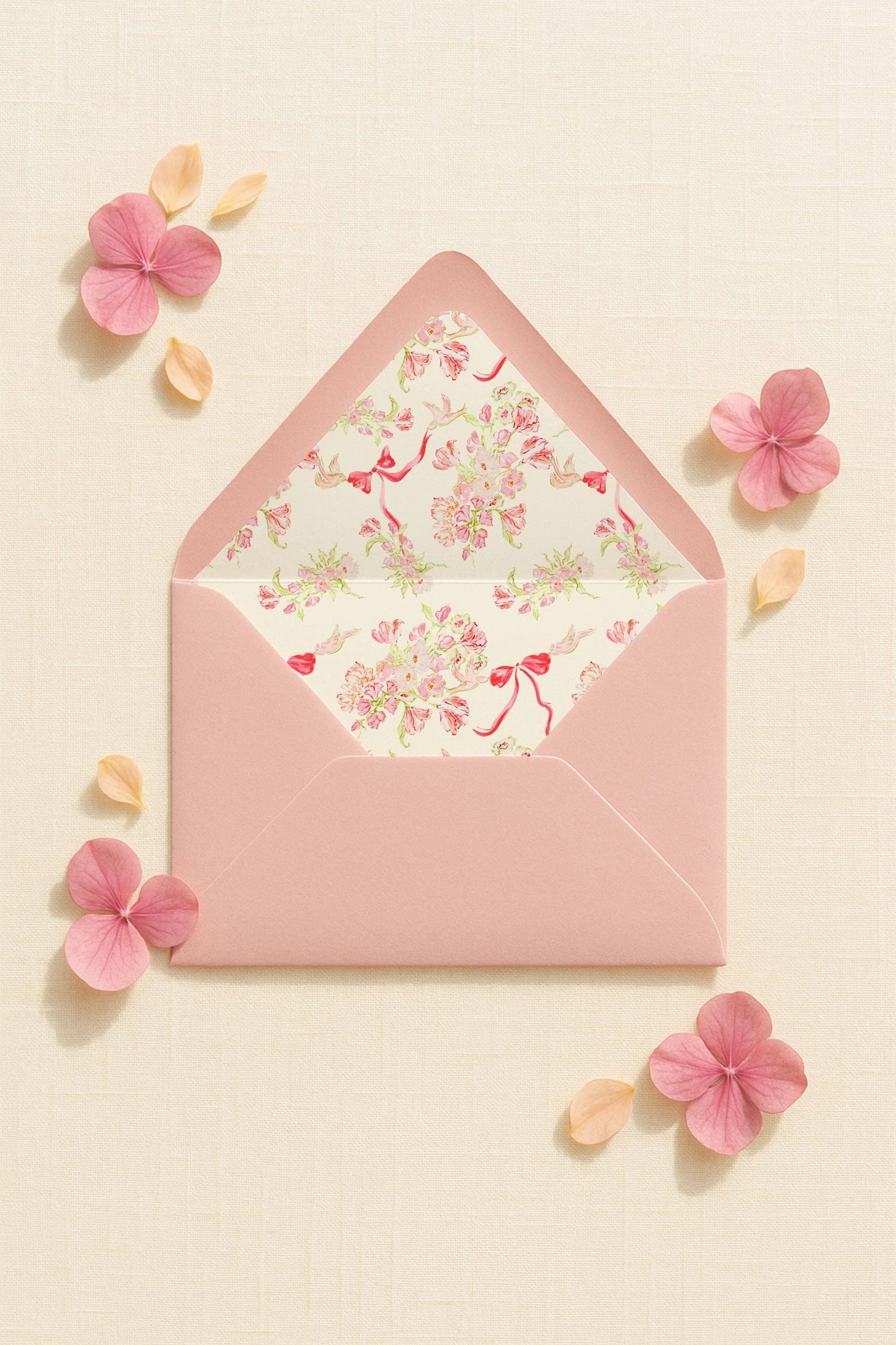 Whimsical Garden Envelope Liner Template