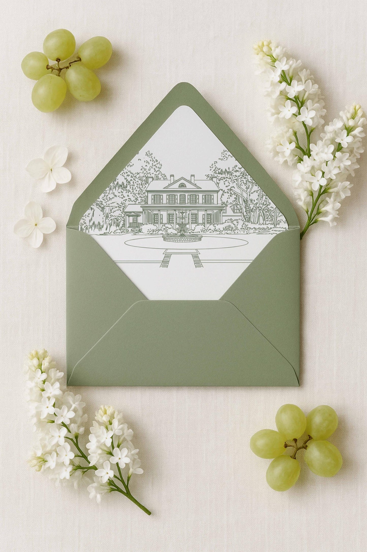 Legare Waring House Envelope Liner Template
