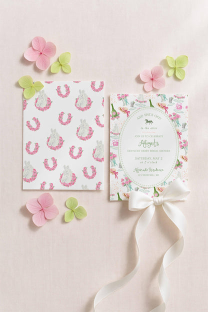 Kentucky Derby Bridal Shower Invitation Template