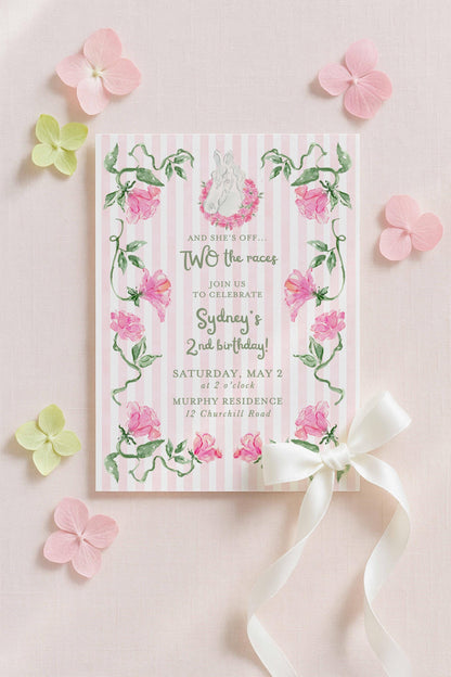 Kentucky Derby Birthday Invitation Template