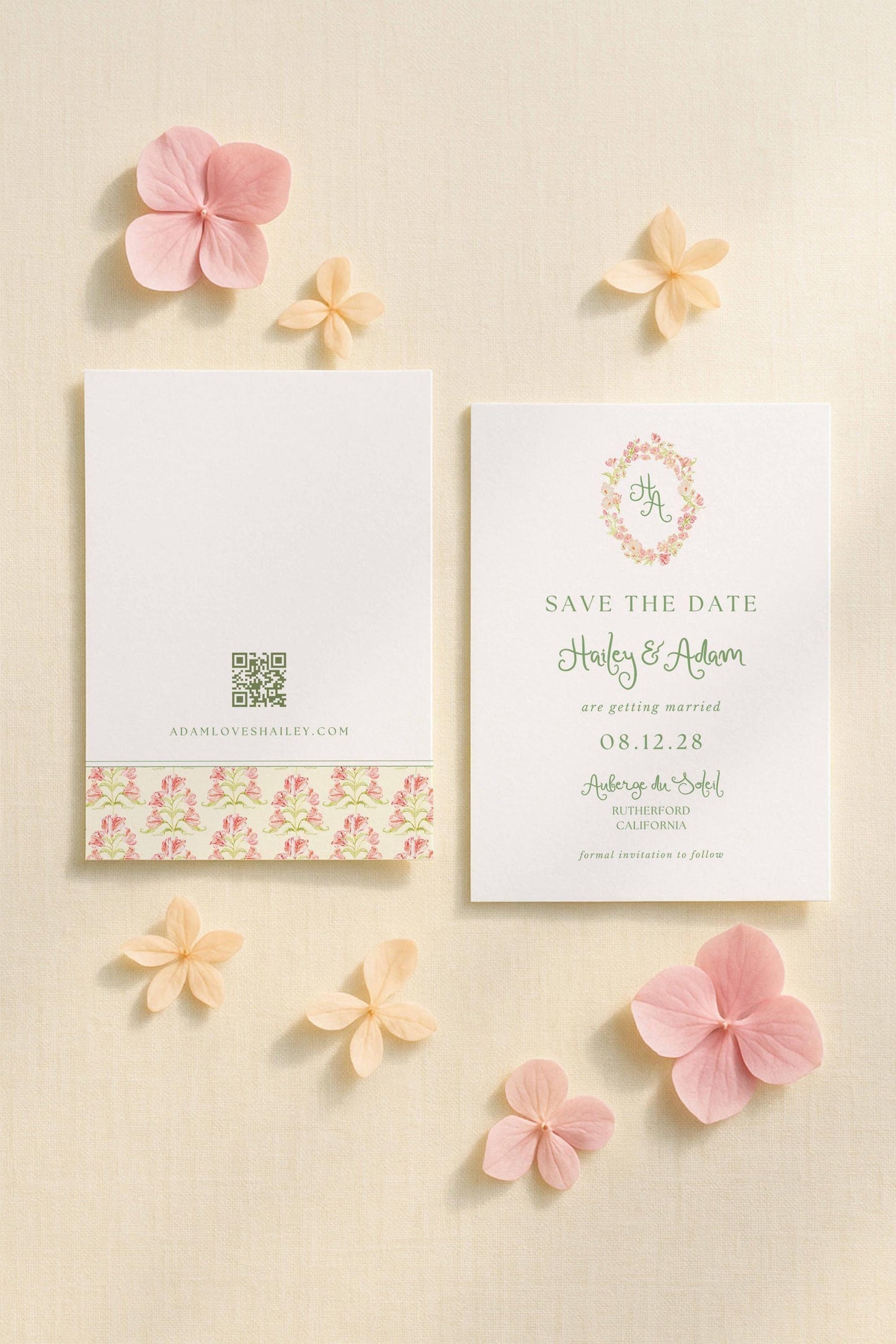 Whimsical Garden Save the Date Template