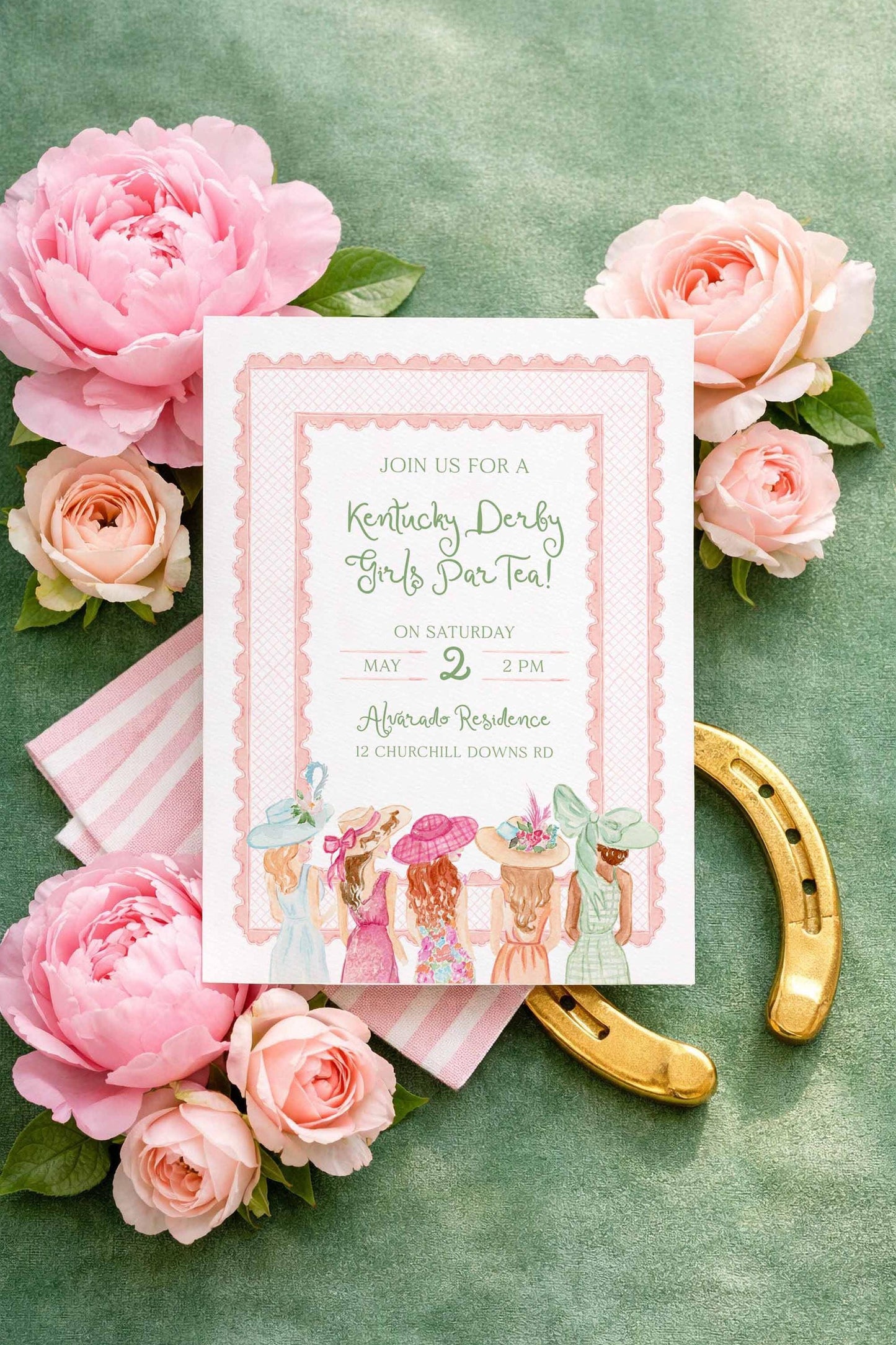 Kentucky Derby Party Invitation Template