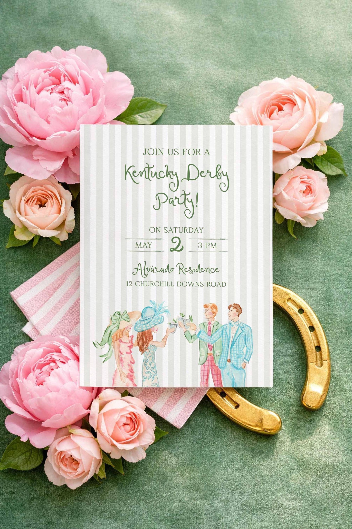 Kentucky Derby Party Invitation Template