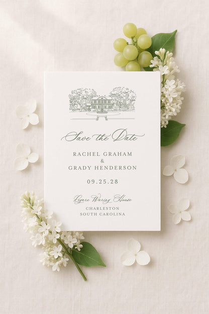 Legare Waring House Save the Date Template