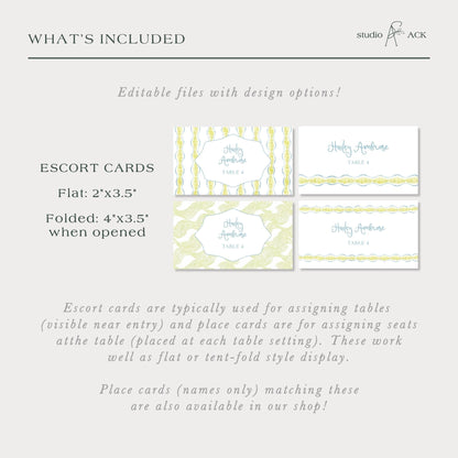 The image is a collection of four different types of table cards, each with a unique design and name. The cards are used for assigning tables and seating arrangements at events, and they are available for purchase in the shop.