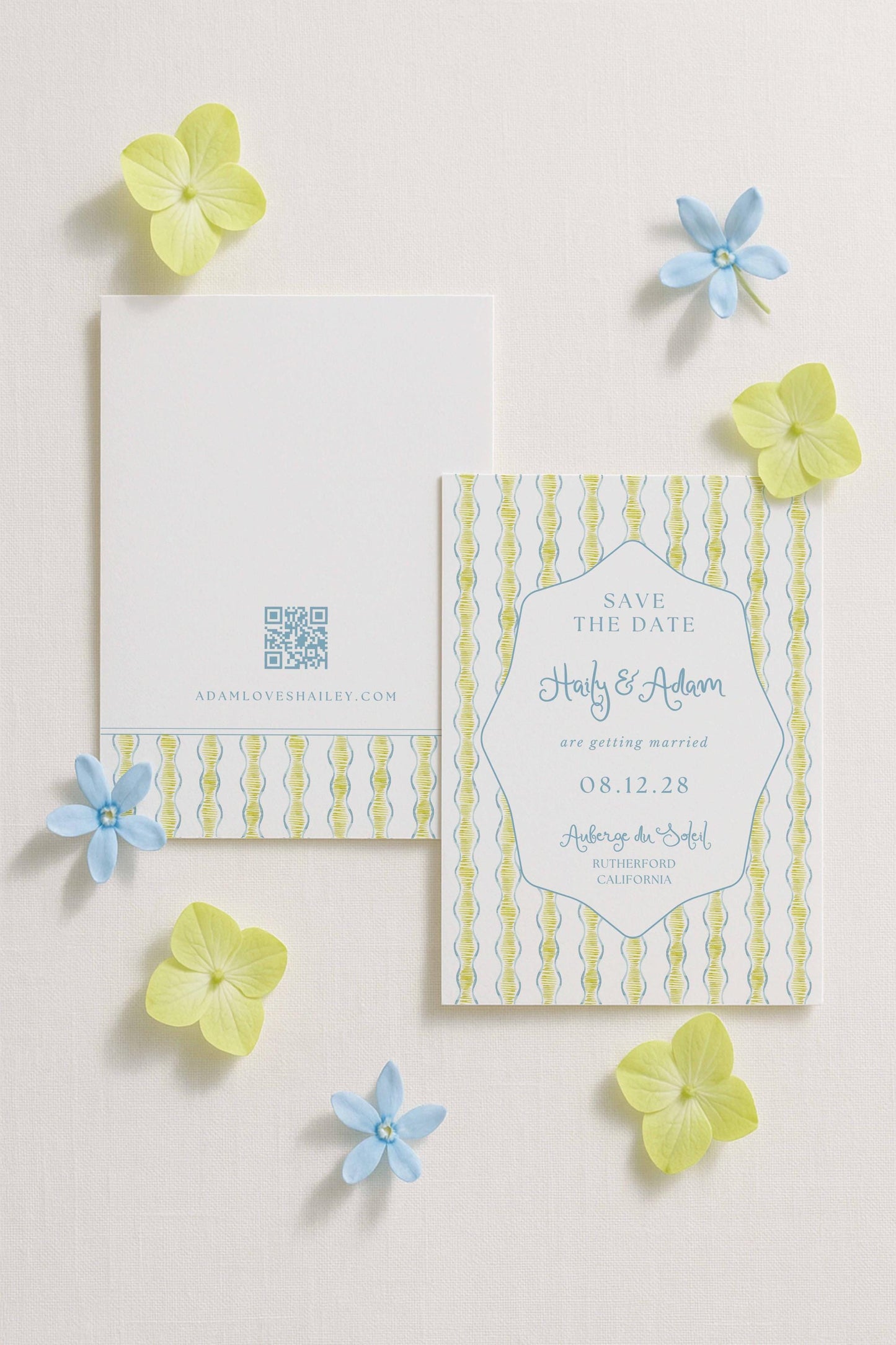 Fun Wavy Save the Date Template