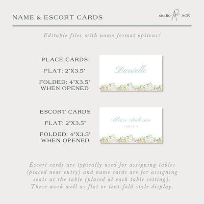 Colorful Floral Wedding Template Bundle