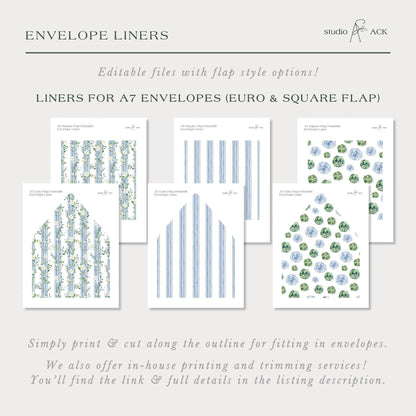Blue, White & Green Save the Date Template