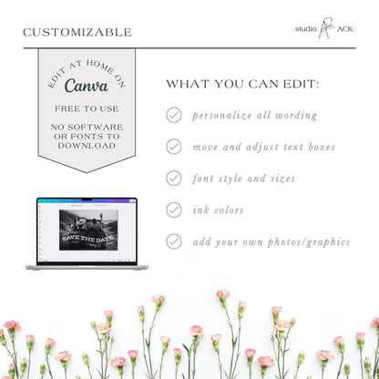 Greetings! Save the Date Postcard Template