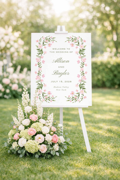 Grandmillennial Floral Wedding Template Bundle