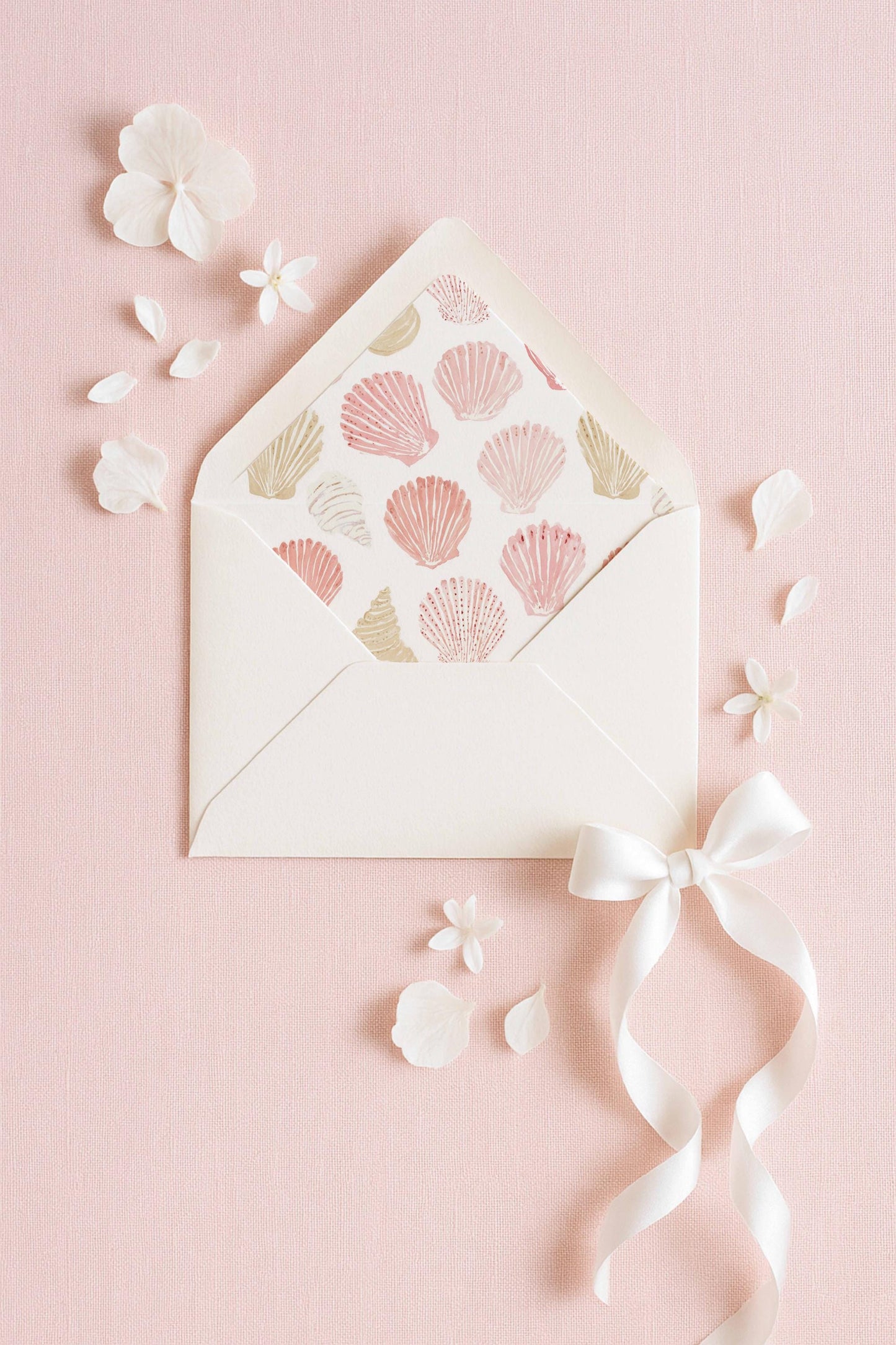 Whimsical Beach Envelope Liner Template