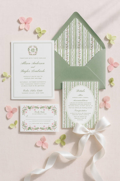 Grandmillennial Floral Wedding Template Bundle