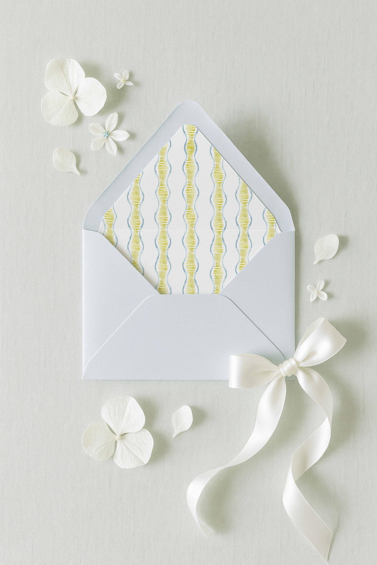 Fun Wavy Envelope Liner Template