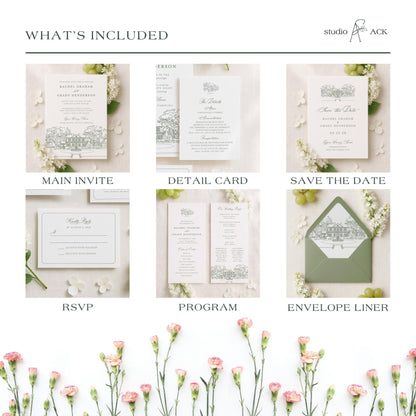Legare Waring House Wedding Template Bundle