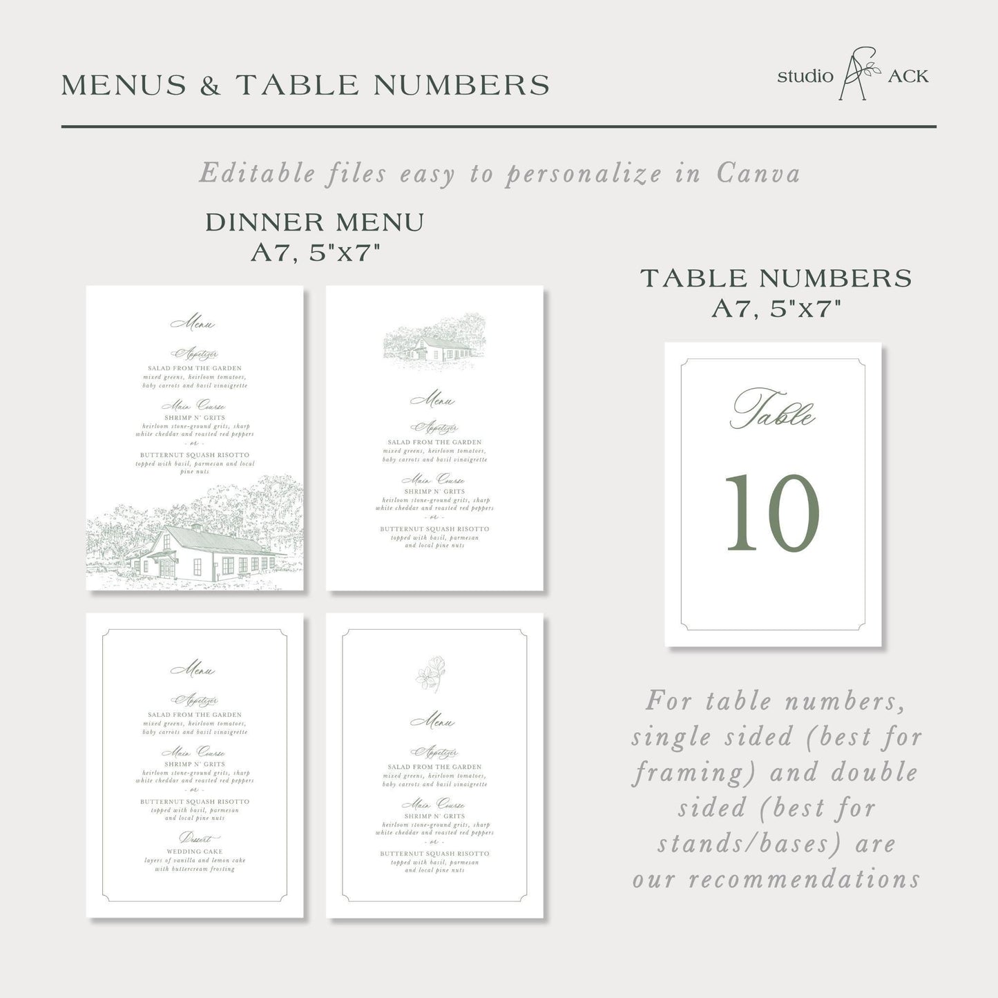 Magnolia Carriage House Wedding Template Bundle