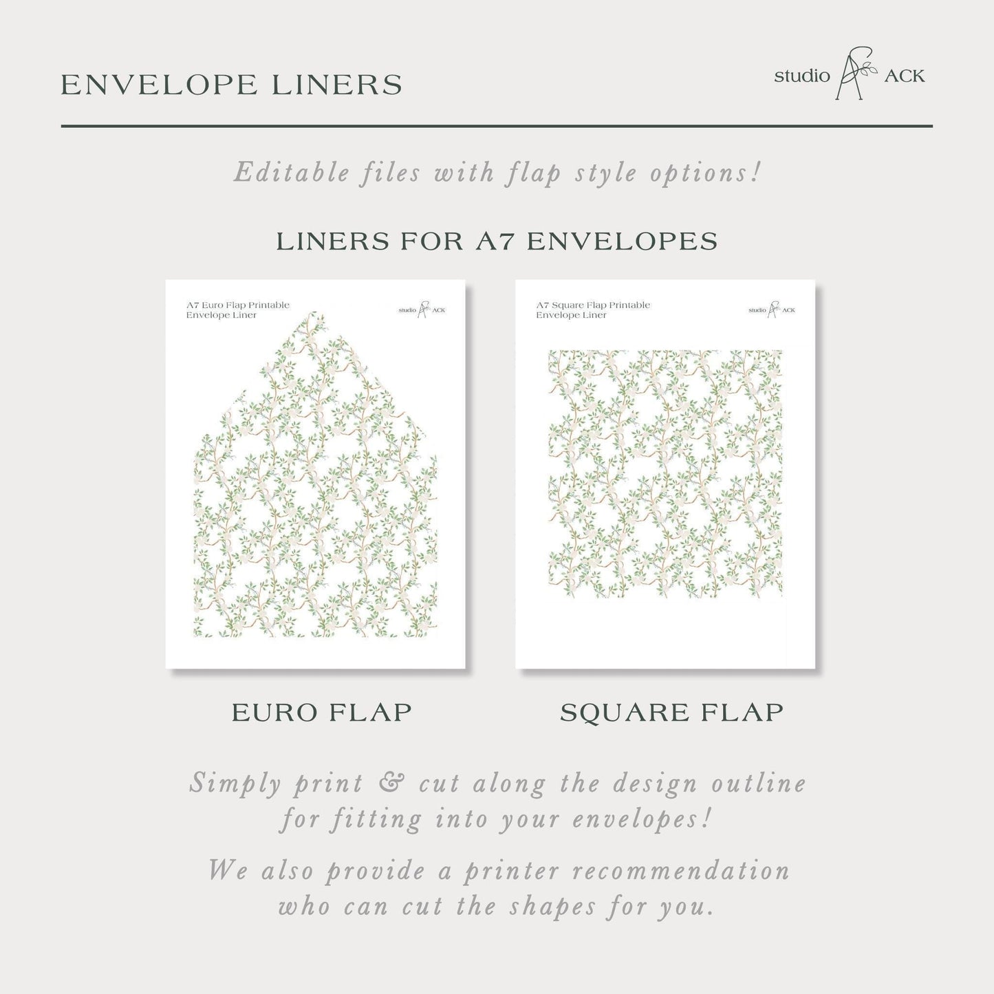 Neutral Chinoiserie Save the Date Template