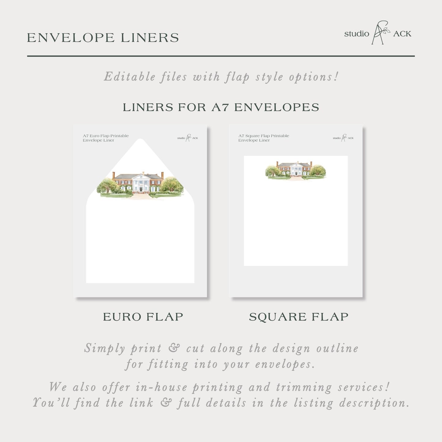 Boone Hall Wedding Template Bundle