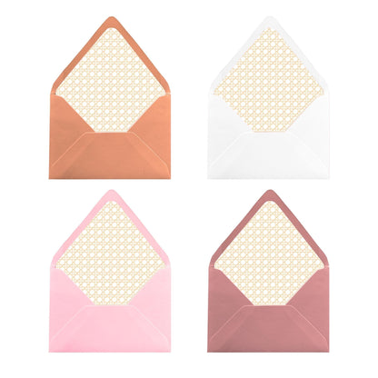 Rattan Envelope Liner Template