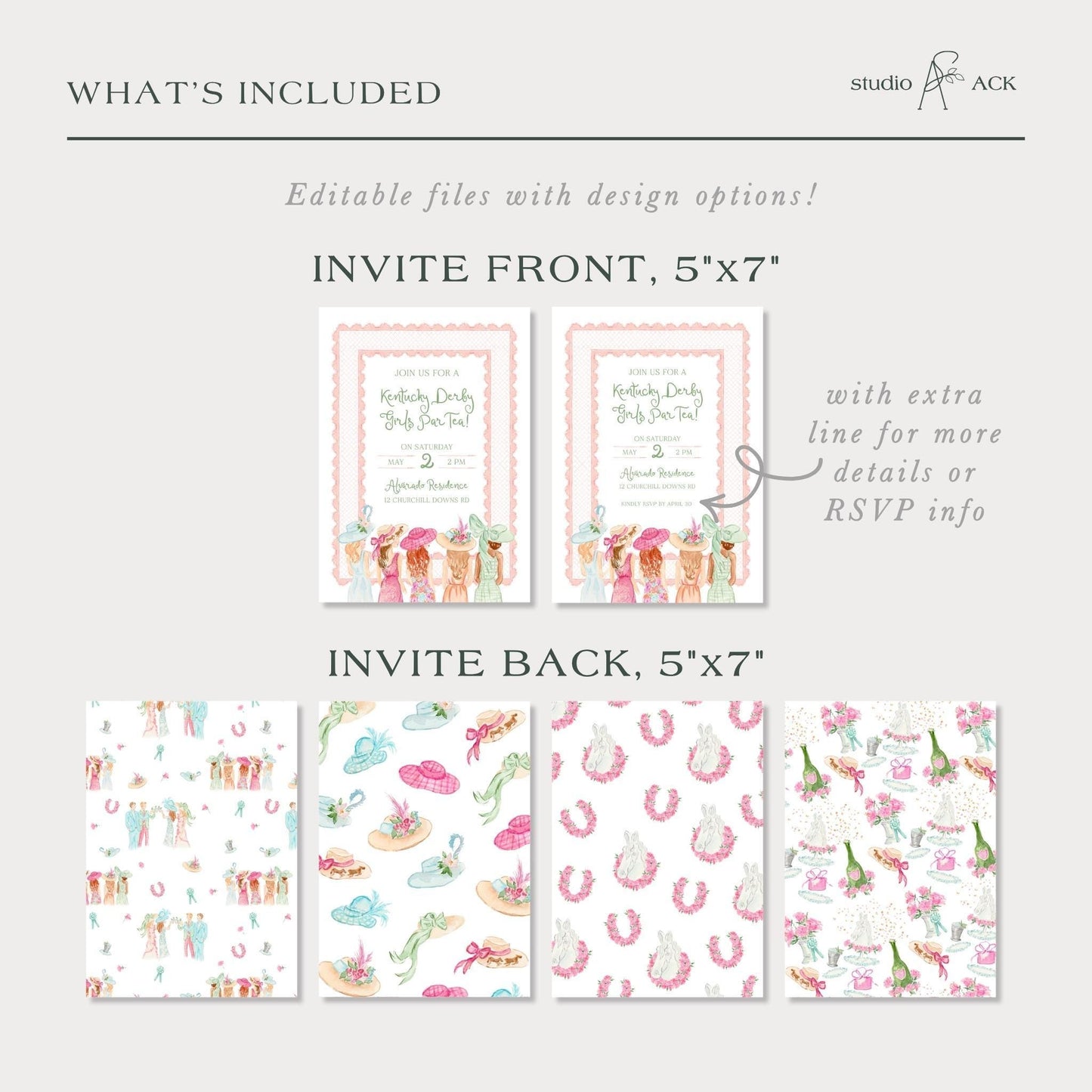 Kentucky Derby Party Invitation Template
