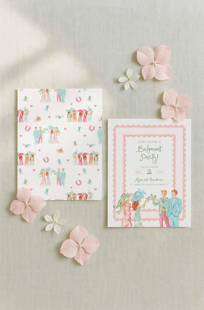 Belmont Party Invitation Template