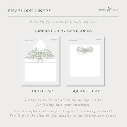 Legare Waring House Envelope Liner Template