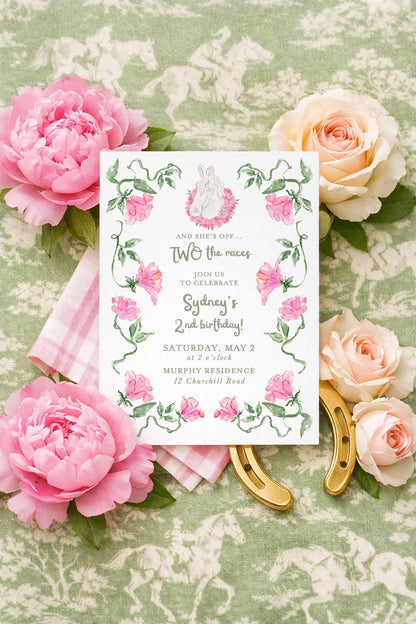 Kentucky Derby Birthday Invitation Template