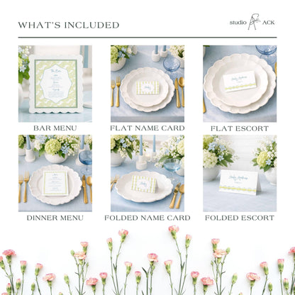 Fun Wavy Wedding Template Bundle