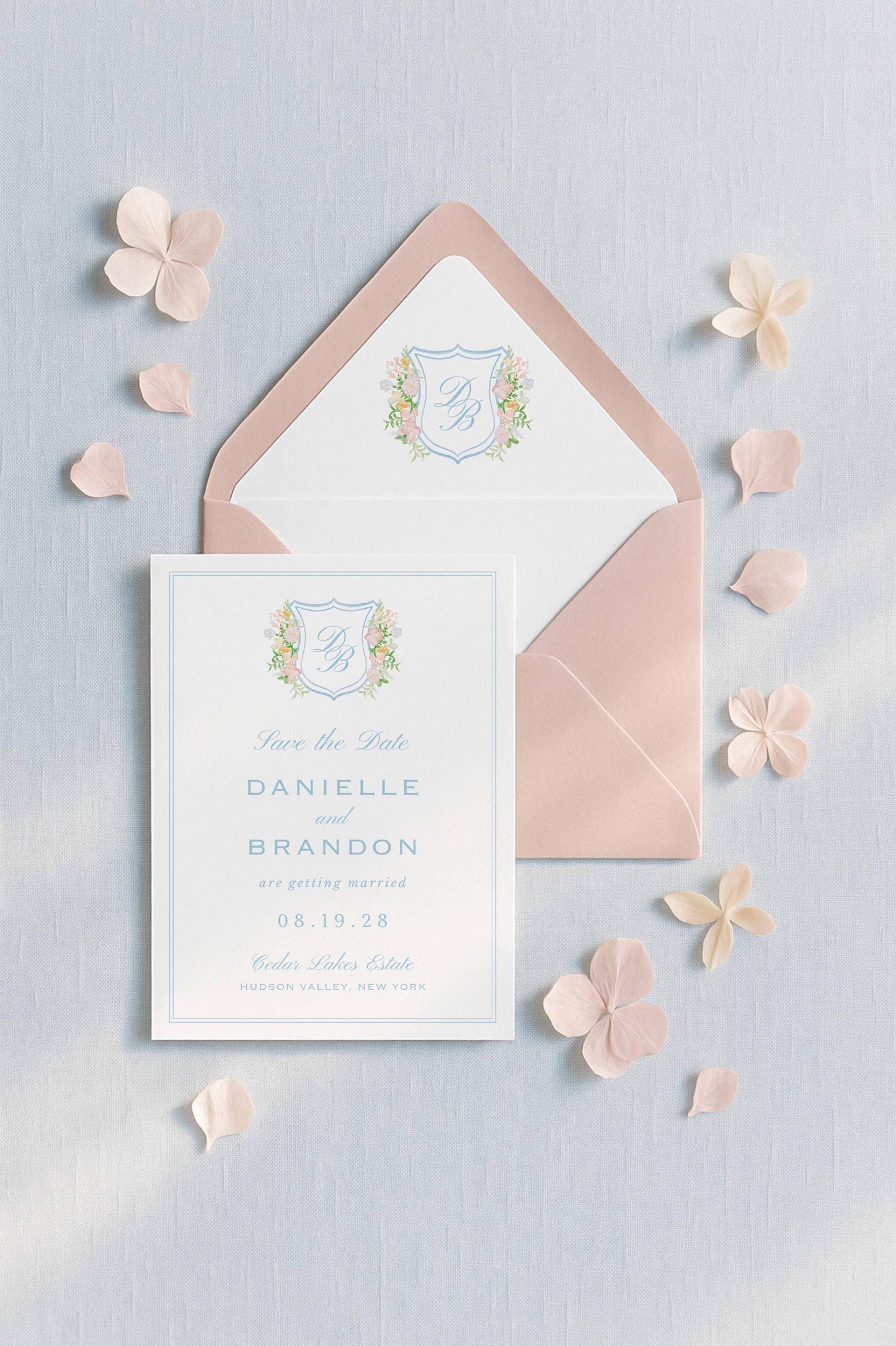 Colorful Floral Save the Date Template