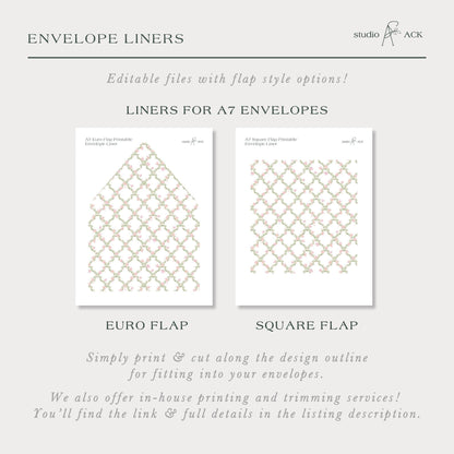 Watercolor Trellis Save the Date Template