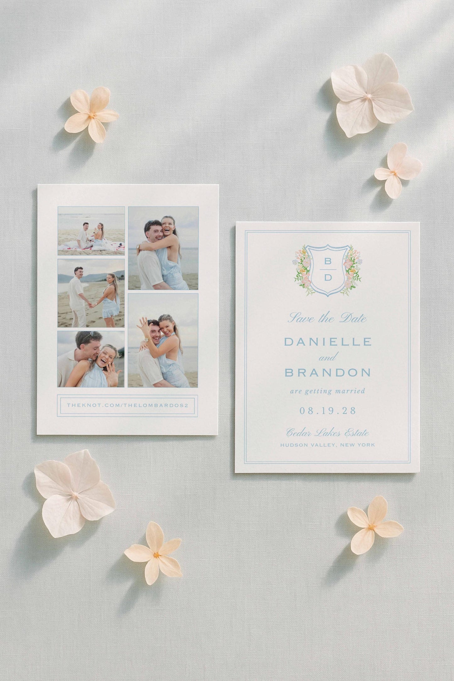 Colorful Floral Save the Date Template