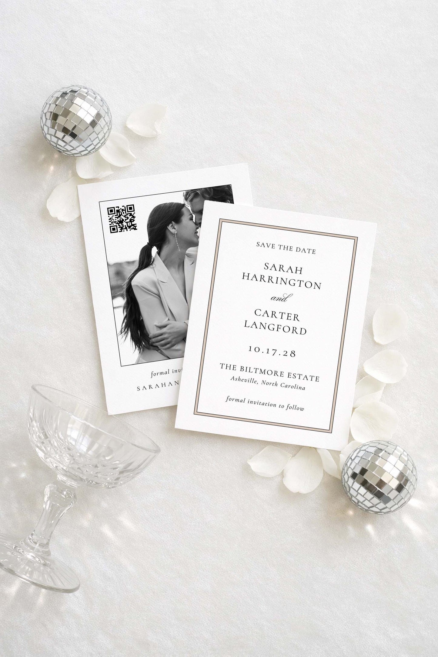 Modern Save the Date Digital Download