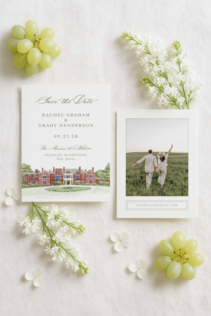 Mansion at Natirar Save the Date Template