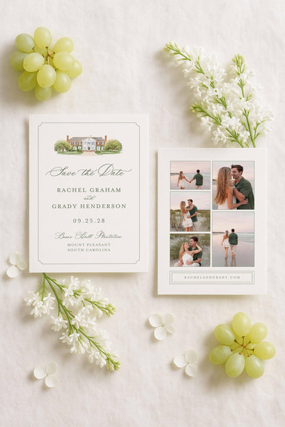 Boone Hall Save the Date Template