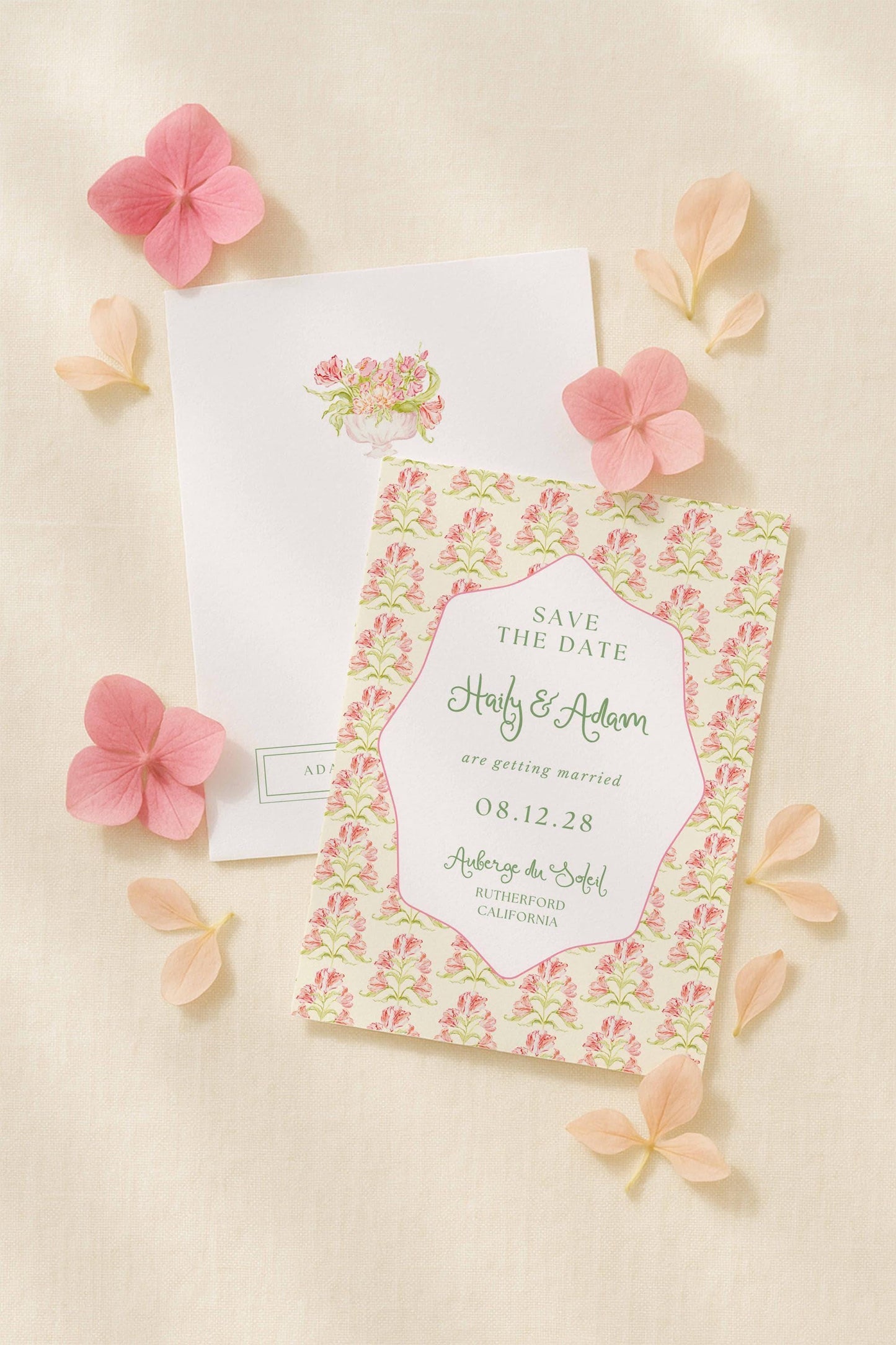 Whimsical Garden Save the Date Template
