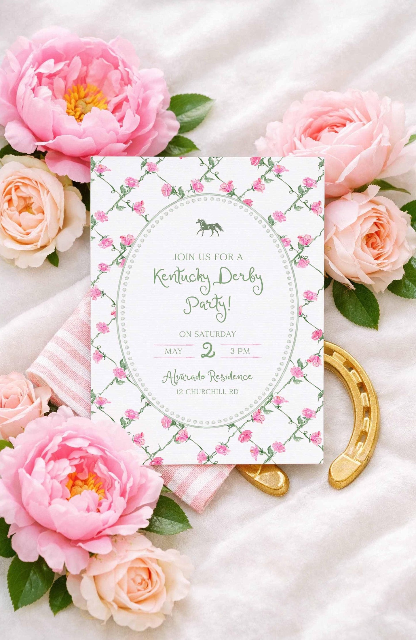Kentucky Derby Party Invitation Template