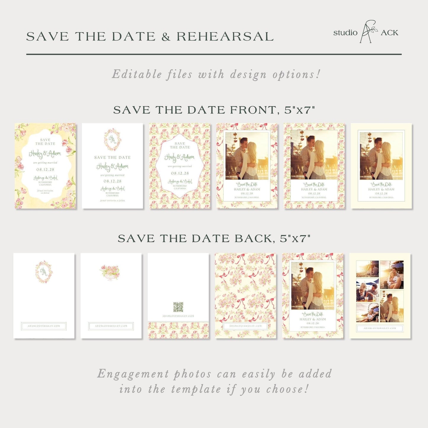 Whimsical Garden Save the Date Template