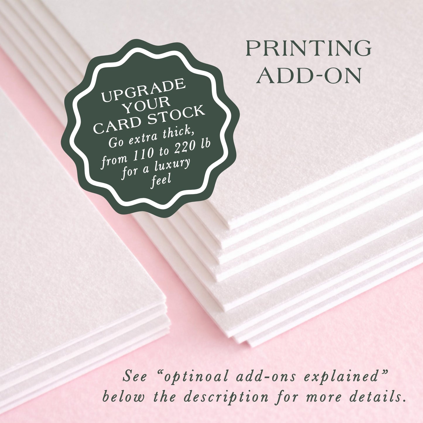 5x7 Card Professional Printing