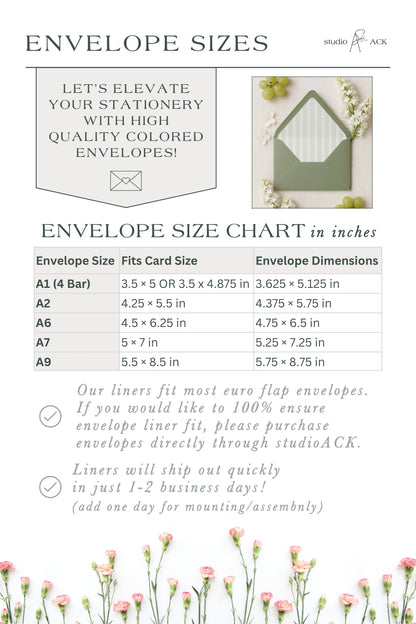 Envelope Liner Printing | Euro Flap Liners & Envelopes