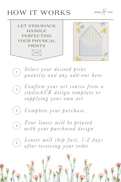 Envelope Liner Printing | Euro Flap Liners & Envelopes