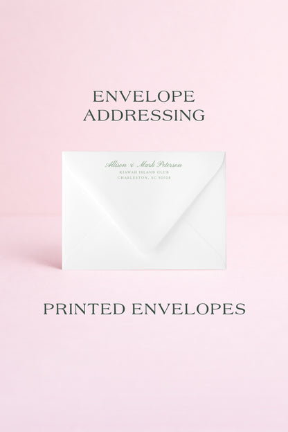 Printed Envelope Addressing
