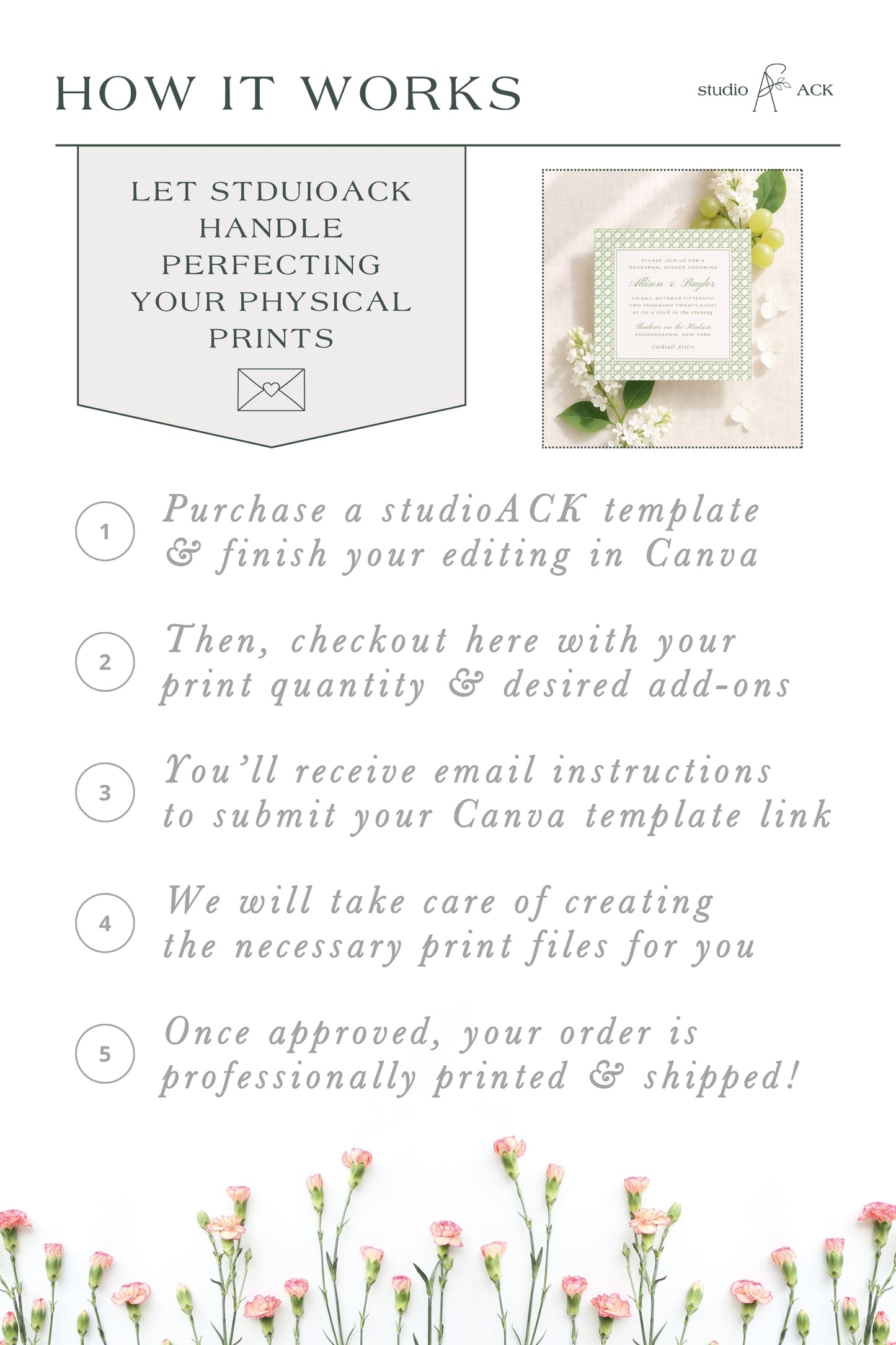 5x5 Square Card Professional Printing