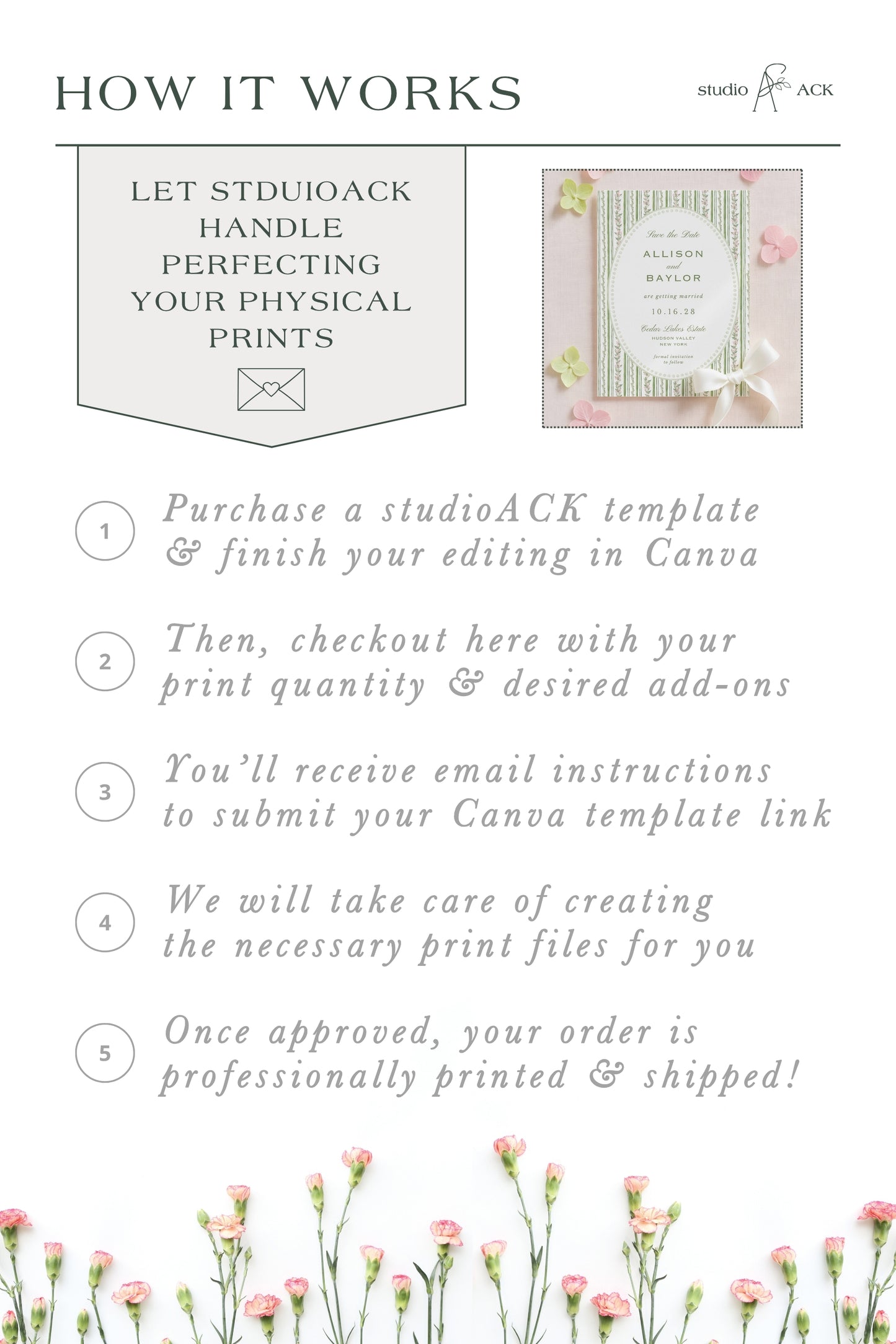 Save the Date Printing | Double Sided 5x7 Card Prints