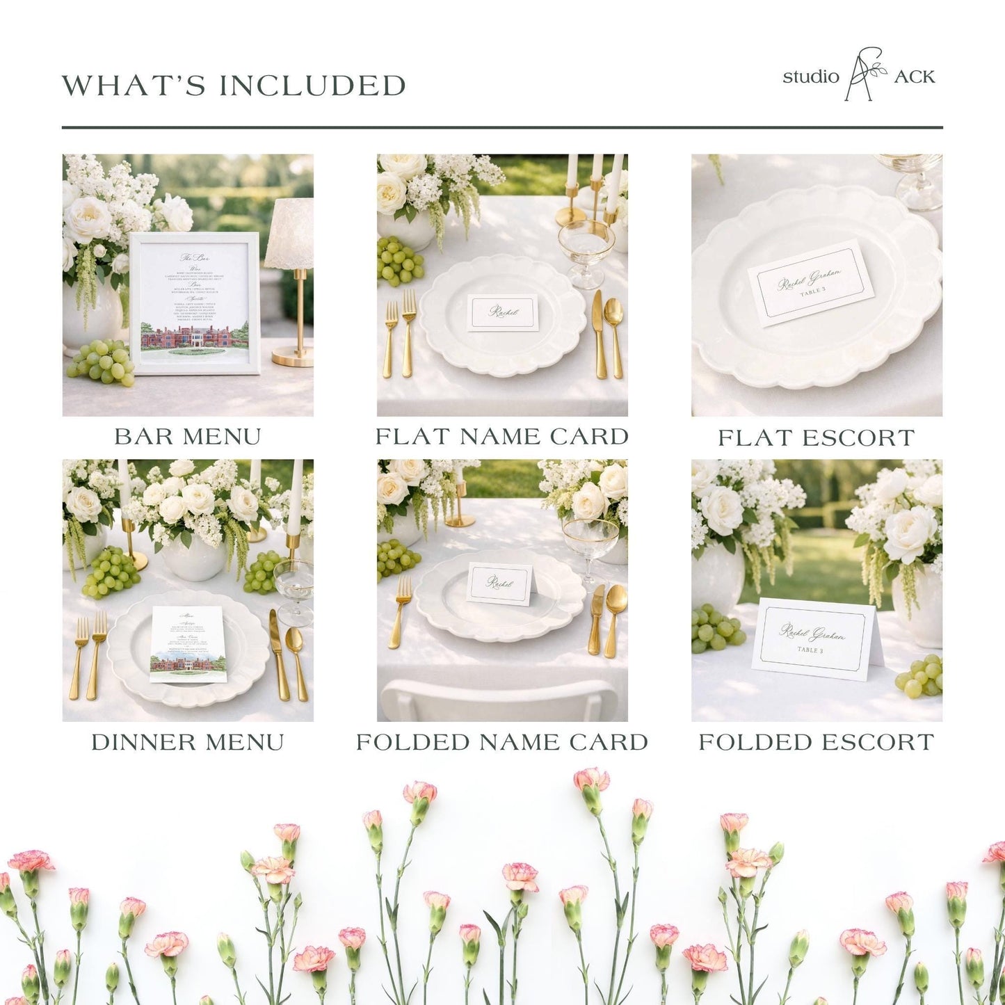 Mansion at Natirar Wedding Template Bundle