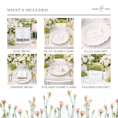 Mansion at Natirar Wedding Template Bundle